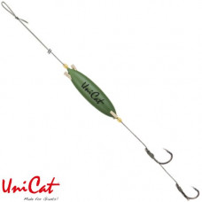 Готовые оснастки на сома UNI CAT POWER RATTLE 10g HAIR Rig №6/0+4/0 - 150cm / 105kg