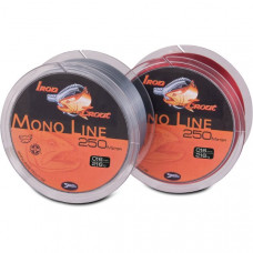Леска для ловли форели IRON TROUTMONO Line - 250m / 0,24mm / 5.12kg - Red