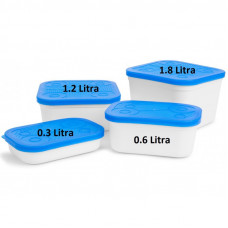 Коробка Preston White Bait Tubs 0,6 литра - 15,8x10,5x6,8см