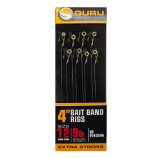 Поводки Guru Ready Rigs With Bait Bands 10cm - roz.12