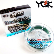 Плетеный шнур YGK Real Dtex Premium WX8 х8, #0.3, 90 м, многоцветный