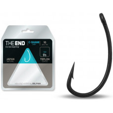 Крючки карповые DELPHIN THE END C-SHANK Carp Hook / №6 - 10 шт.