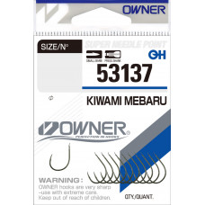 OWNER Крючок Kiwami Mebaru green №3 10шт