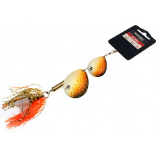 Блесна вращающаяся ROZEMEIJER DR. SKIRT TANDEM - №5 & 7 / 32g - Hot Pike