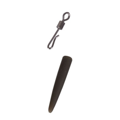 Вертлюг с застежкой + конус MS RANGE Quick Swivel №10 - 5 шт.