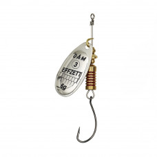 Блесна вращающаяся DAM SINGLE HOOK SPINNER - Silver №2 / 4g