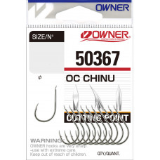 OWNER Крючок Cut Chinu nickel №1/0 10шт