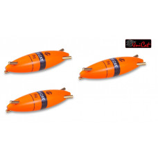 Поплавок с 4 шумовыми капсулами UNI CAT Quattro Rattle Subfloat / 8g / Fluo Red - 3шт.