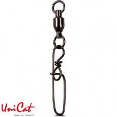 Вертлюг с подшипником и карабином UNI CAT Camou High Protector Swivel - 72mm / 100kg - 3шт.