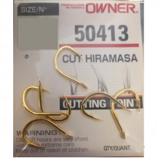 OWNER Крючок Cut Hiramasa gold №4/0 4шт
