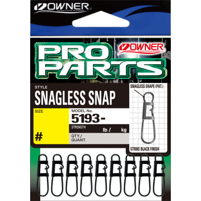 OWNER Застежка Snagless Snap Only №3 9шт