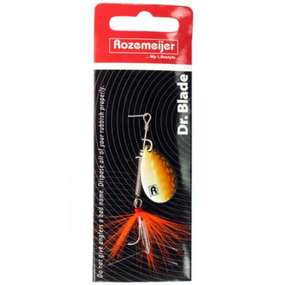 Блесна вращающаяся ROZEMEIJER DR. BLADE - №3 / 3,7g - Hot Pike