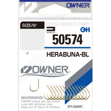 OWNER Крючок Herabuna-BL gold №8 14шт