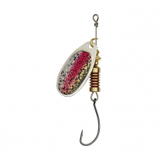 Блесна вращающаяся DAM SINGLE HOOK SPINNER - Rainbow Trout №2 / 4g