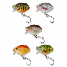 Набор воблеров плавающих IRON TROUT CRANK Floating - 3,0cm / 2,6g / 0,2 - 0,6m / 5шт.