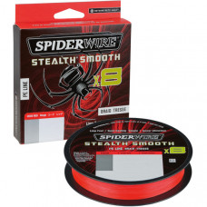 Леска плетеная SPIDER WIRE® STEALTH® SMOOTH X8 PE BRAID - 0.29mm / 150m / 26.4kg - CODE RED