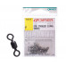 OWNER Вертлюг King Stainless Swivel black №8 15шт