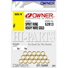 OWNER Кольцо заводное Sprit Ring Regular gold №1 20шт
