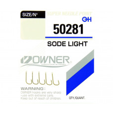 OWNER Крючок Sode Light brown №18 14шт
