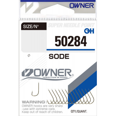 OWNER Крючок Sode gold №3 10шт