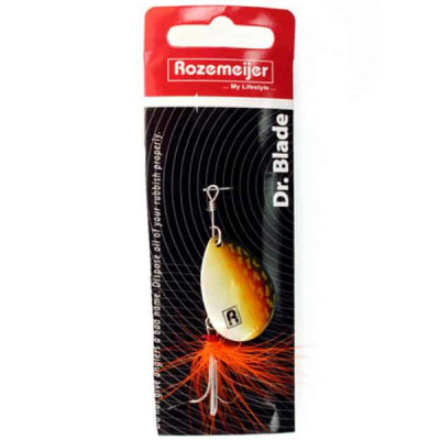 Блесна вращающаяся ROZEMEIJER DR. BLADE - №4 / 5g - Hot Pike