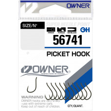 OWNER Крючок Picket Hook brown №16 12шт
