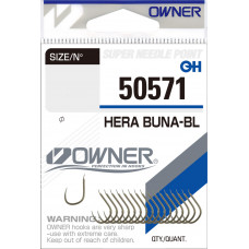 OWNER Крючок Herabuna-BL brown №9 17шт