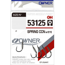 OWNER Крючок Spring Chinu w/Eye BC №2 5шт