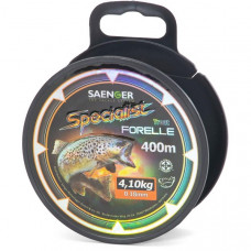 Леска для ловли форели SAENGER Sensitec TROUT - 0,20mm / 4,40 kg / 400m - Clear