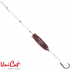 Готовые оснастки на сома UNI CAT POWER RATTLE 15g S-Hook Rig №8/0 - 150cm / 105kg