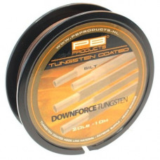 Поводковый материал PB Products DOWNFORCE TUNGSTEN / 20lb / 10m - Silt