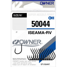 OWNER Крючок Iseama Rv black №3/0 8шт