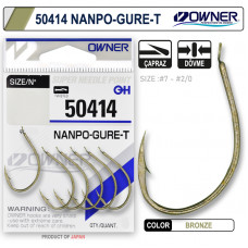 OWNER Крючок Nanpo Gure-T gold №2/0 4шт