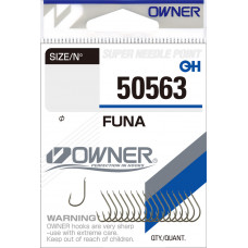 OWNER Крючок Funa brown №4 16шт