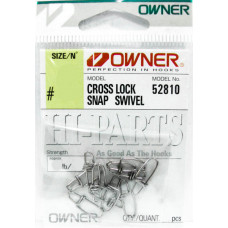 OWNER Застежка Cross Lock Snap №2 10шт