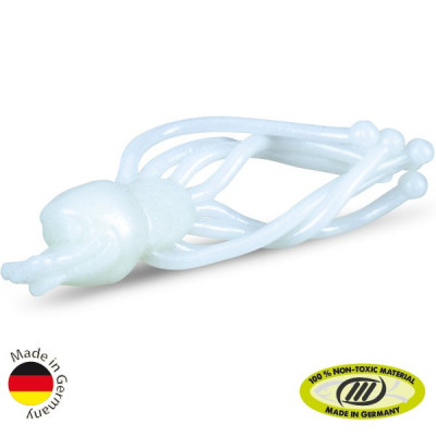Силиконовые приманки IRON TROUT DUCK FRINGE / Shine'a White - 8шт.