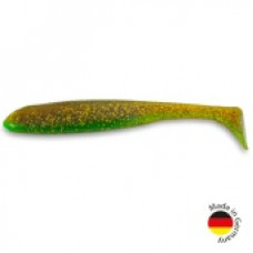 Виброхвост IRON CLAW Moby Softbaits SLIM JIM UV Non Toxic / 16cm / Motoroil Japan Red Innercore