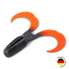 Твистер IRON CLAW Moby Softbaits CURLY ONE Non Toxic / 12cm / German Flagg