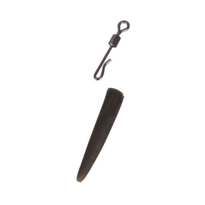 Вертлюг с застежкой + конус MS RANGE Quick Swivel №14 - 5 шт.