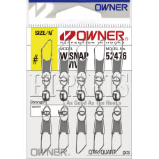 OWNER Застежки с вертлюгом W Snap Swivel №6 5шт