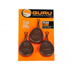 GURU Грузило Flat Pear Lead 28г