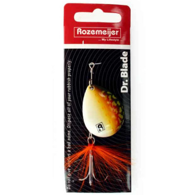 Блесна вращающаяся ROZEMEIJER DR. BLADE - №5 / 6.5g - Hot Pike