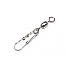 OWNER Застежка с вертлюгом Snagless Snap w/Barrel Swivel №10 7шт