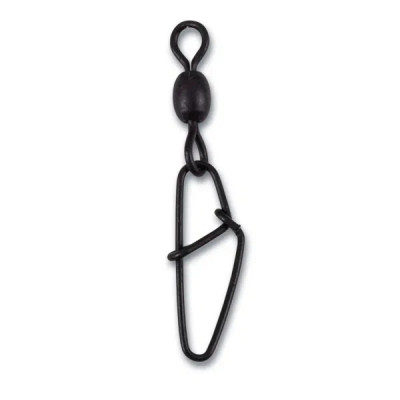 Вертлюг с карабином AQUANTIC® Crane Secure Swivel - № 1/0 / 55kg / 48mm - 6шт.