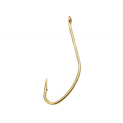 OWNER Крючок Straw Hook w/eye brown №14 15шт