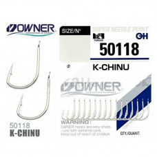 OWNER Крючок K-Chinu nickel №1 11шт