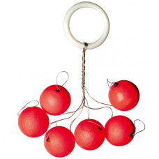 Шарик плавающий IRON TROUT Light Pilot - Round / 20mm - Red / 6шт.