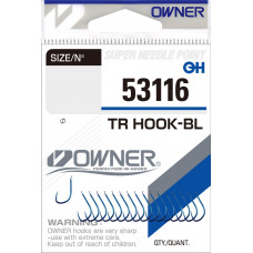 OWNER Крючок Tr Hook-BL blue №6 15шт