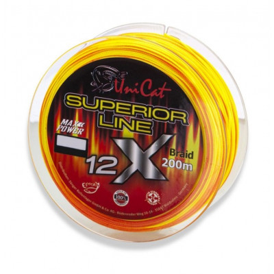 Леска плетеная UNI CAT SUPERIOR 12-X Line / 200m / 0.50mm / 51kg