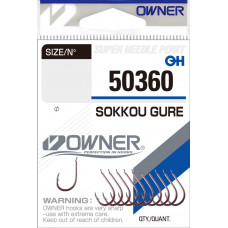 OWNER Крючок Sokko Gure purple №5 10шт